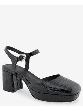 Aerosoles Black Soir SlingBack Heels Size 9.5